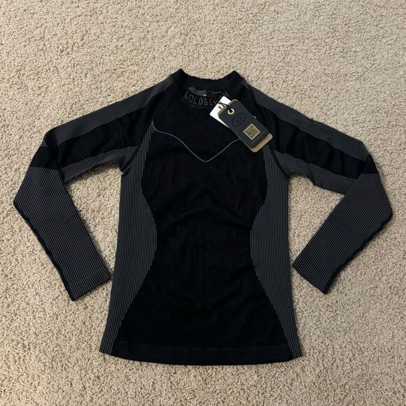 Goldbergh Fast Base Layer Thermal Long Sleeve Top NWT Small / Medium Black - Picture 3 of 5